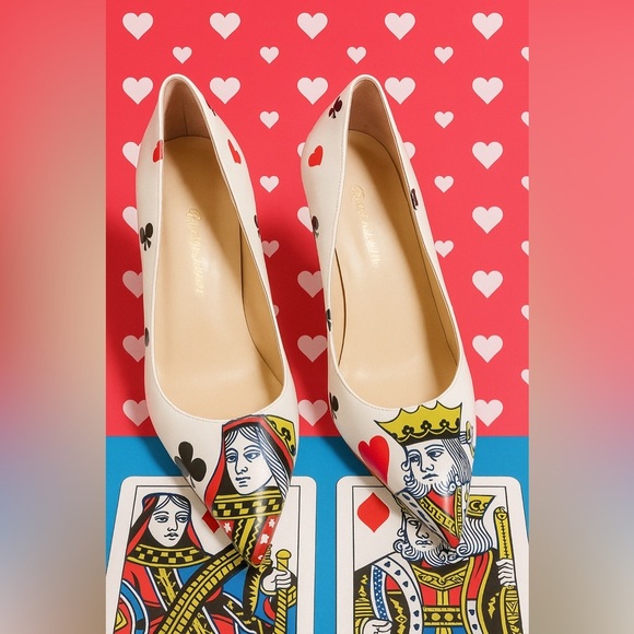 REINDEE LUSION gambling high heel pumps size 10 NWOT - Picture 1 of 6